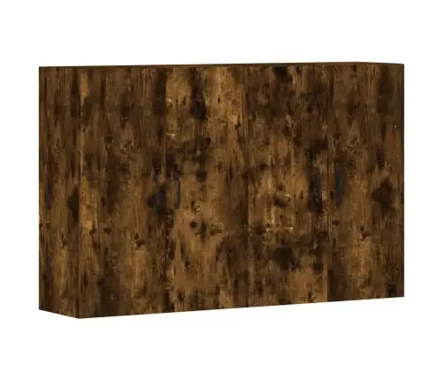 Sienas Skapīši, 2 Gab., Ozolkoka Krāsa, Inženierijas Koks Vidaxl