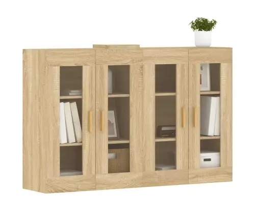 Prie Sienos Montuojamos Spintelės, 2Vnt., Ąžuolo, Mediena