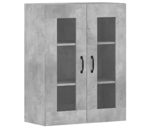 Sienas Skapīši, 2 Gab., Betona Pelēki, Inženierijas Koks Vidaxl