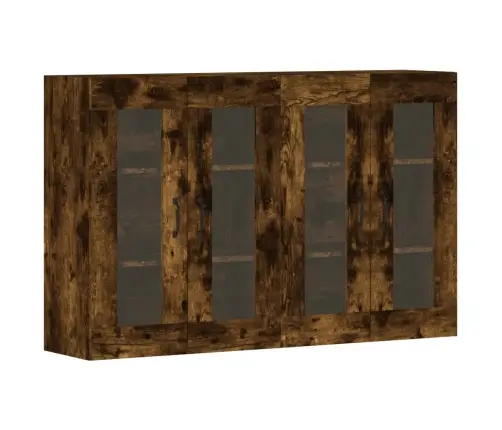 Prie Sienos Montuojamos Spintelės, 2Vnt., Dūminės, Mediena