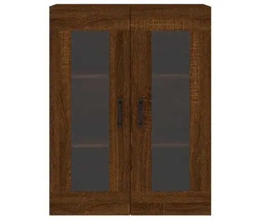 Prie Sienos Montuojamos Spintelės, 2Vnt., Rudos, Mediena