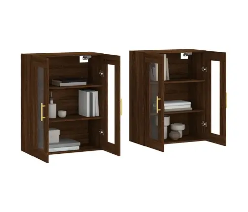 Sienas Skapīši 2 Gab., Ozolkoka Krāsa, Inženierijas Koks Vidaxl Sienas Skapīši 2 Gab., Ozolkoka Krāsa, Inženierijas Koks Vidaxl