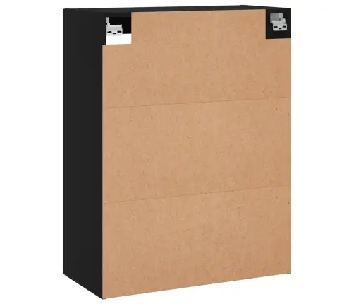 Prie Sienos Montuojamos Spintelės, 2Vnt., Juodos, Mediena