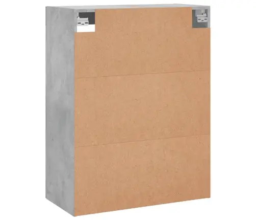 Sienas Skapīši, 2 Gab., Betona Pelēki, Inženierijas Koks Vidaxl