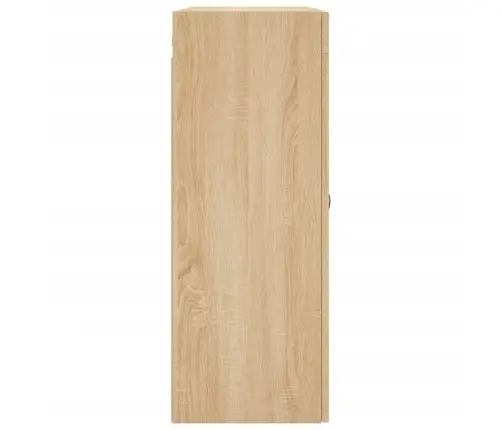 Sienas Skapīši 2 Gab., Ozolkoka Krāsa, Inženierijas Koks Vidaxl