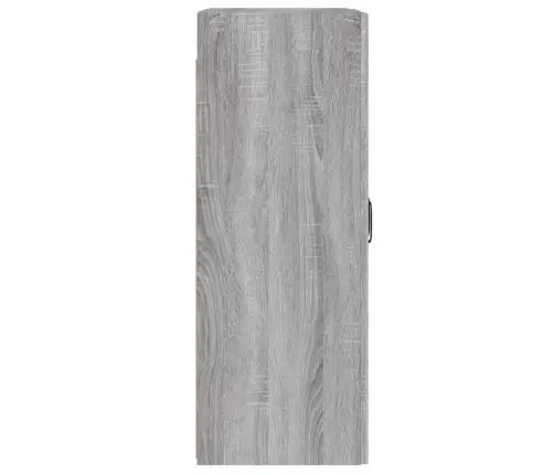 Sienas Skapīši 2 Gab., Pelēka Ozolkoka Krāsa, Inženierijas Koks Vidaxl