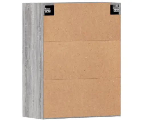 Sienas Skapīši 2 Gab., Pelēka Ozolkoka Krāsa, Inženierijas Koks Vidaxl