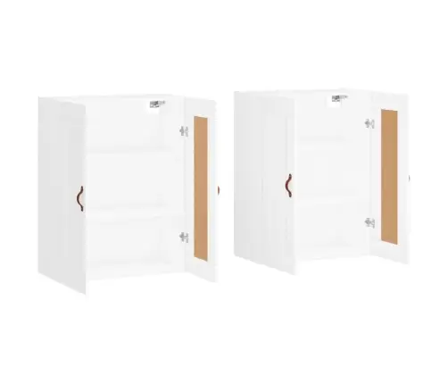 Sienas Skapīši, 2 Gab., Balti, Inženierijas Koks Vidaxl Sienas Skapīši, 2 Gab., Balti, Inženierijas Koks Vidaxl