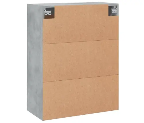 Sienas Skapīši, 2 Gab., Betona Pelēki, Inženierijas Koks Vidaxl