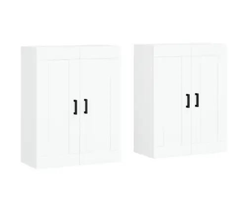 Seinakapid 2 Tk, Valge, Tehispuit