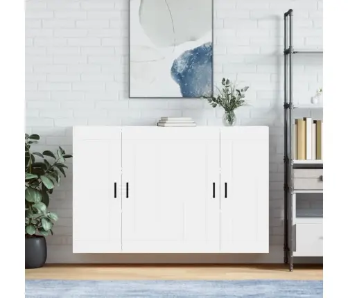 Seinakapid 2 Tk, Valge, Tehispuit