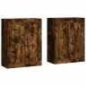 Prie Sienos Montuojamos Spintelės, 2Vnt., Dūminės, Mediena