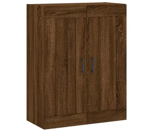 Prie Sienos Montuojamos Spintelės, 2Vnt., Rudos, Mediena