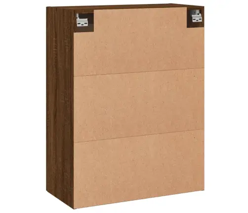 Prie Sienos Montuojamos Spintelės, 2Vnt., Rudos, Mediena