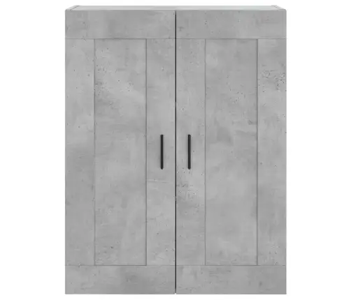 Sienas Skapīši, 2 Gab., Betona Pelēki, Inženierijas Koks Vidaxl