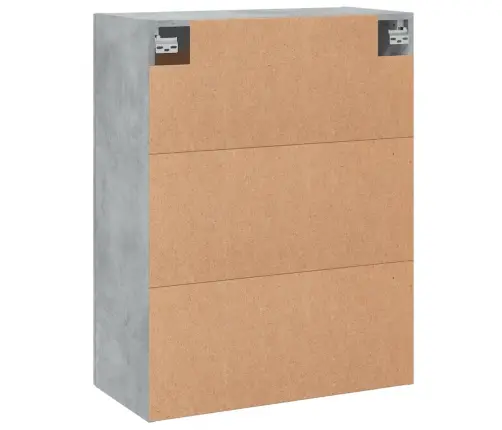 Sienas Skapīši, 2 Gab., Betona Pelēki, Inženierijas Koks Vidaxl