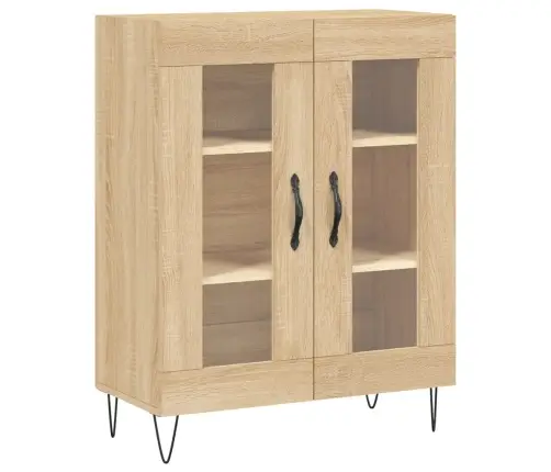 Kõrge Kapp, Sonoma Tamm, 69,5 X 34 X 180 cm Tehispuit