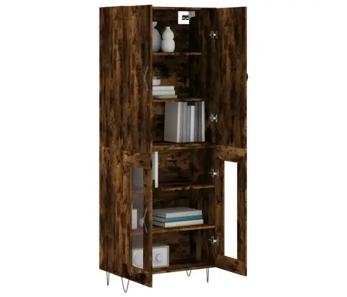 Augstais Skapis, Ozolkoka, 69,5X34X180 Cm, Inženierijas Koks Vidaxl