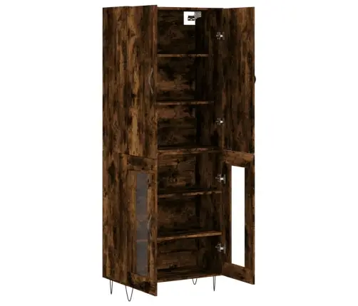 Augstais Skapis, Ozolkoka, 69,5X34X180 Cm, Inženierijas Koks Vidaxl