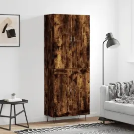 Augstais Skapis, Ozolkoka, 69,5X34X180 Cm, Inženierijas Koks Vidaxl