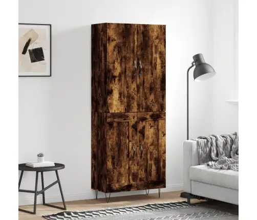 Augstais Skapis, Ozolkoka, 69,5X34X180 Cm, Inženierijas Koks Vidaxl