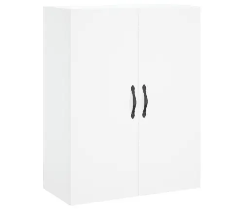 Kõrge Kapp, Valge, 69,5 X 34 X 180 cm Tehispuit