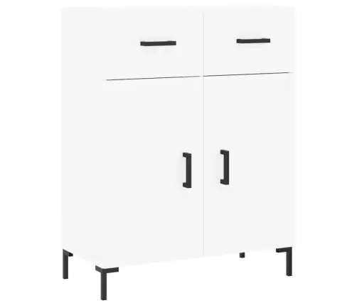 Kõrge Kapp, Valge, 69,5 X 34 X 180 cm Tehispuit