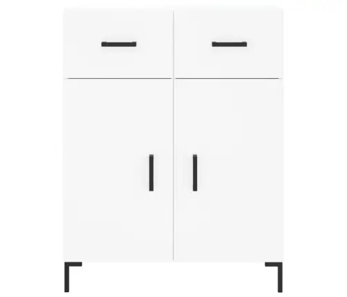 Kõrge Kapp, Valge, 69,5 X 34 X 180 cm Tehispuit