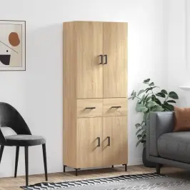 Augstais Skapis, Ozolkoka, 69,5X34X180 Cm, Inženierijas Koks Vidaxl