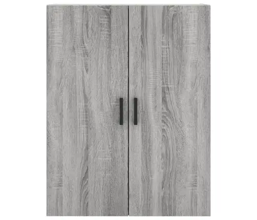 Augstais Skapis, Pelēks, 69,5X34X180 Cm, Inženierijas Koks Vidaxl