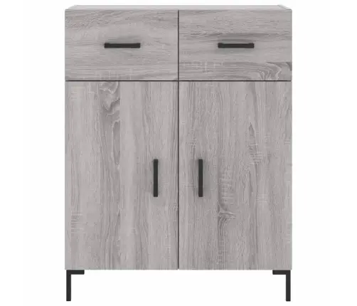 Augstais Skapis, Pelēks, 69,5X34X180 Cm, Inženierijas Koks Vidaxl