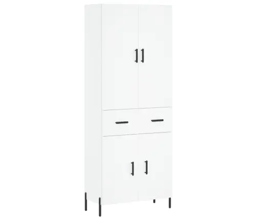 Augstais Skapis, Balts, 69,5X34X180 Cm, Inženierijas Koks Vidaxl Augstais Skapis, Balts, 69,5X34X180 Cm, Inženierijas Koks Vidaxl