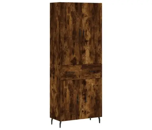 Augstais Skapis, Ozolkoka, 69,5X34X180 Cm, Inženierijas Koks Vidaxl Augstais Skapis, Ozolkoka, 69,5X34X180 Cm, Inženierijas Koks Vidaxl
