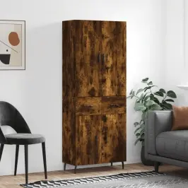 Augstais Skapis, Ozolkoka, 69,5X34X180 Cm, Inženierijas Koks Vidaxl