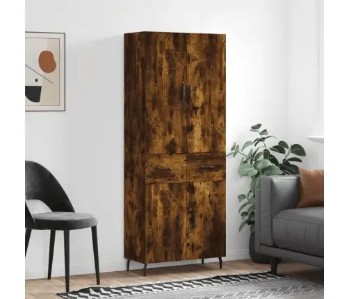 Augstais Skapis, Ozolkoka, 69,5X34X180 Cm, Inženierijas Koks Vidaxl Augstais Skapis, Ozolkoka, 69,5X34X180 Cm, Inženierijas Koks Vidaxl