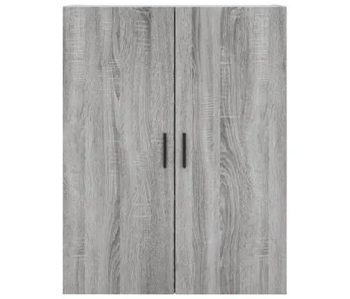 Augstais Skapis, Pelēks, 69,5X34X180 Cm, Inženierijas Koks Vidaxl