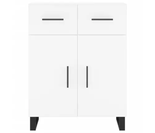 Kõrge Kapp, Valge, 69,5 X 34 X 180 cm Tehispuit