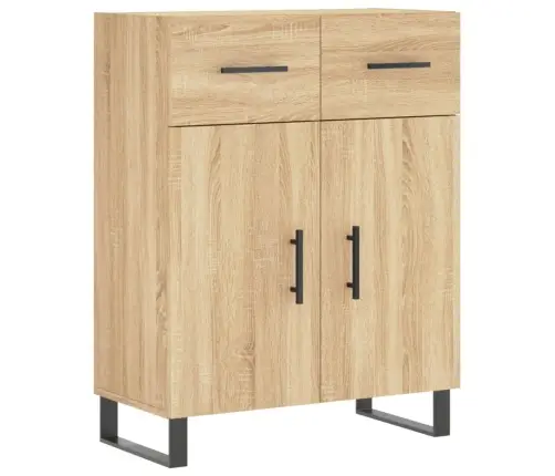 Komoda, Sonoma Ąžuolo Spalvos, 69,5X34X180cm Apdirbta Mediena Komoda, Sonoma Ąžuolo Spalvos, 69,5X34X180cm Apdirbta Mediena