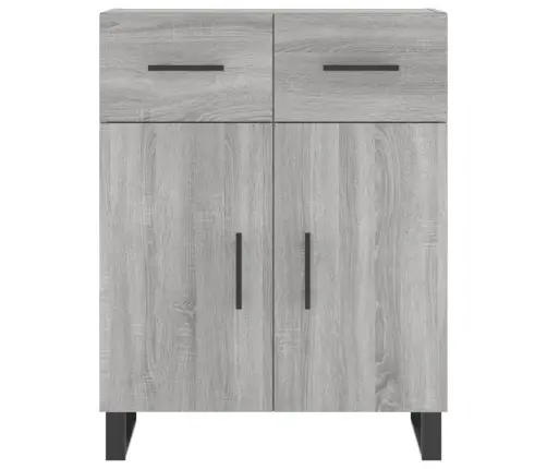 Augstais Skapis, Pelēks, 69,5X34X180 Cm, Inženierijas Koks Vidaxl