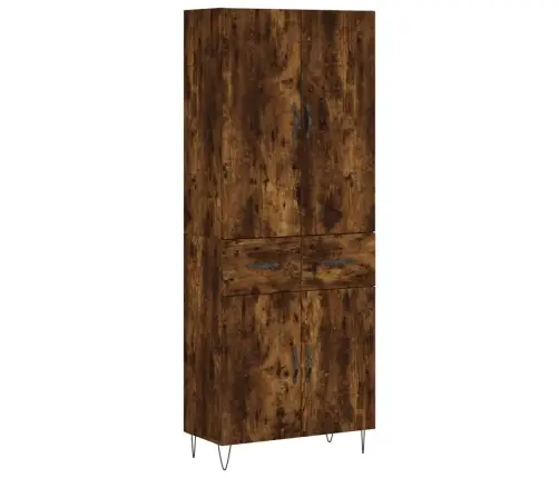 Augstais Skapis, Ozolkoka, 69,5X34X180 Cm, Inženierijas Koks Vidaxl