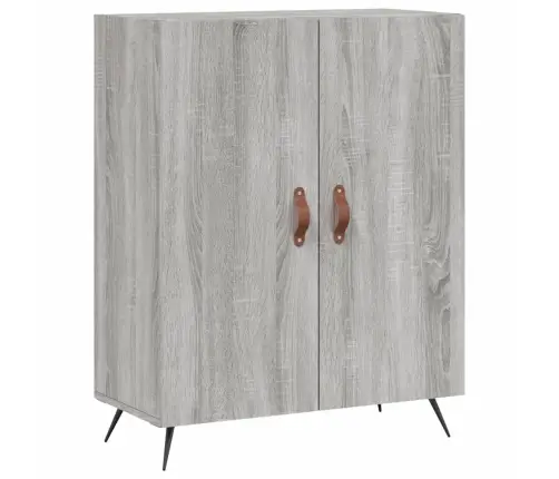 Augstais Skapis, Pelēks, 69,5X34X180 Cm, Inženierijas Koks Vidaxl