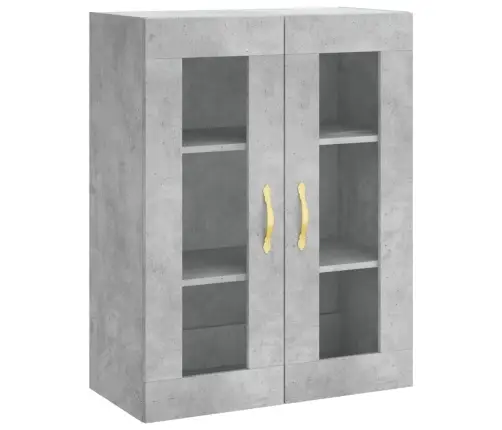 Augstais Skapis, Pelēks, 69,5X34X180 Cm, Inženierijas Koks Vidaxl