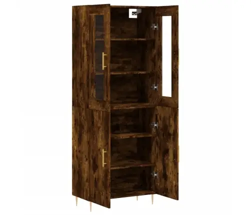 Augstais Skapis, Ozolkoka, 69,5X34X180 Cm, Inženierijas Koks Vidaxl