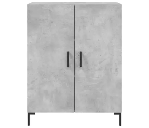 Komoda, Betono Pilkos Spalvos, 69,5X34X180cm Apdirbta Mediena