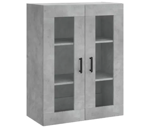 Augstais Skapis, Pelēks, 69,5X34X180 Cm, Inženierijas Koks Vidaxl