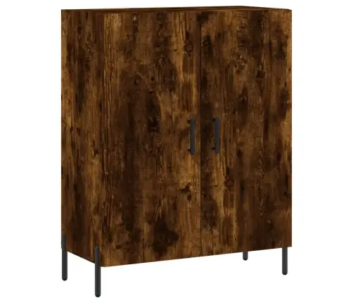 Kõrge Kapp, Suitsutatud Tamm, 69,5 X 34 X 180 cm Tehispuit