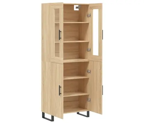 Augstais Skapis, Ozolkoka, 69,5X34X180 Cm, Inženierijas Koks Vidaxl Augstais Skapis, Ozolkoka, 69,5X34X180 Cm, Inženierijas Koks Vidaxl