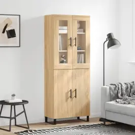 Augstais Skapis, Ozolkoka, 69,5X34X180 Cm, Inženierijas Koks Vidaxl
