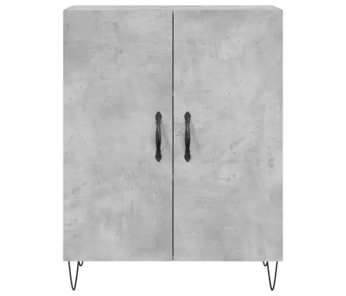 Augstais Skapis, Pelēks, 69,5X34X180 Cm, Inženierijas Koks Vidaxl