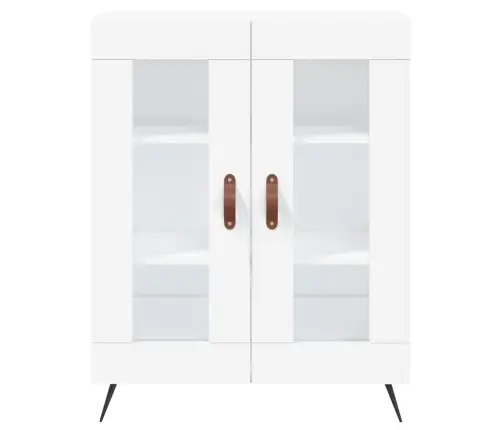 Kõrge Kapp, Valge, 69,5 X 34 X 180 cm Tehispuit